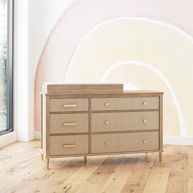 Natural wood changing table dresser sale